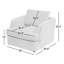 Fauteuil d'appoint en velours Alameda-118661472