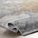 Ogrady Modern Abstract Power Loom Silver Rug