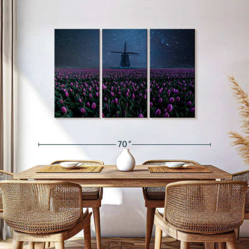 Champ de tulipes Harnek Starry, H 36 po x l 57 po