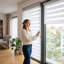 Dual Layer Day & Night Zebra Roller Blinds – Light Filtering Privacy Shades, Modern Window Treatment, Polyester Sheer & Solid Stripes for Living Room, Bedroom & Office-1404275521-1404275642