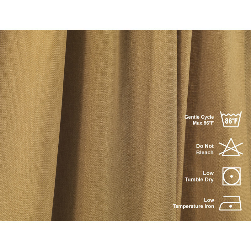 Decorative Kitchen Curtain And Valance,Caffe Curtains And Valance Set, Kitchen Curtains, 24" W x 24" L, Mustard Yellow