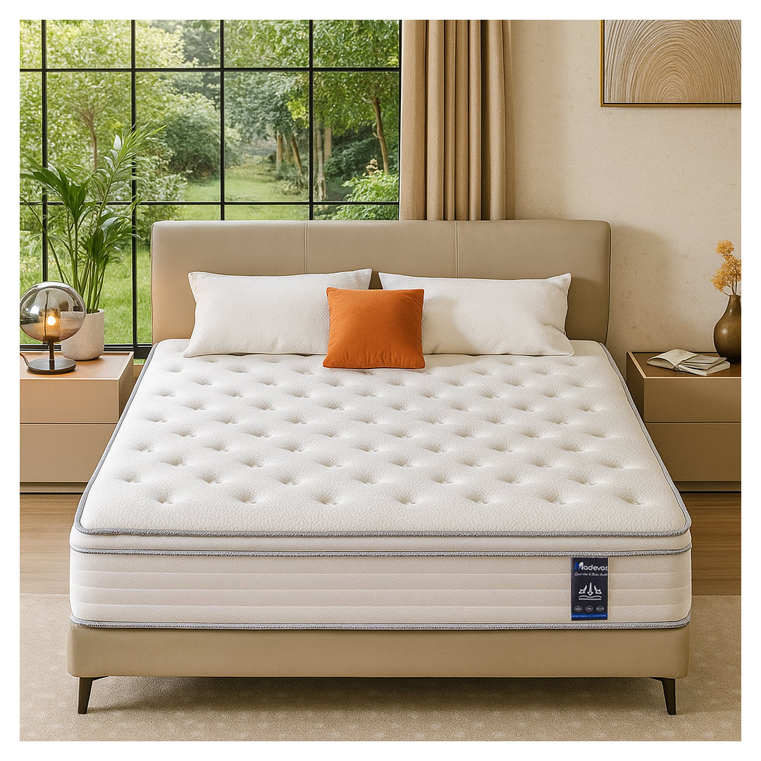 Alwyn Home10"/12"/14" Medium Firm Hybrid Mattress In A Box