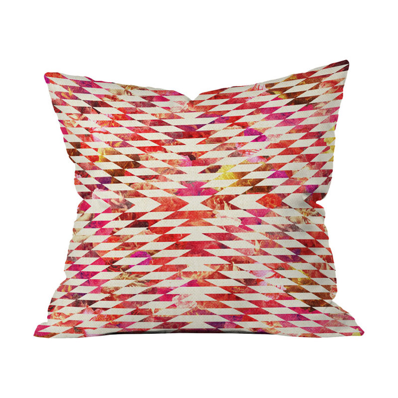 Coussin extérieur à explosion floral vert bianca