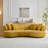 102" Upholstered Curved Sofa Couch-1924541664