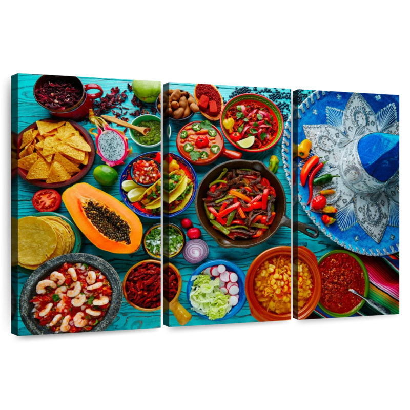 Cuisine mexicaine, H 24 po x l 38 po