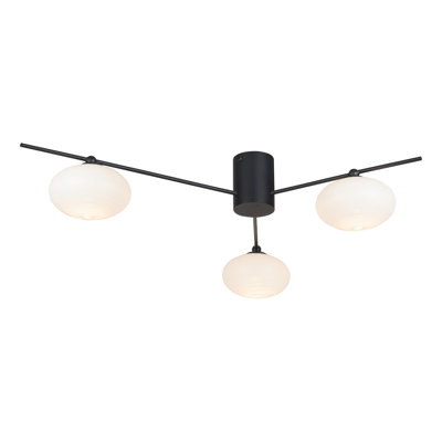 Rachata Glass Semi Flush Mount