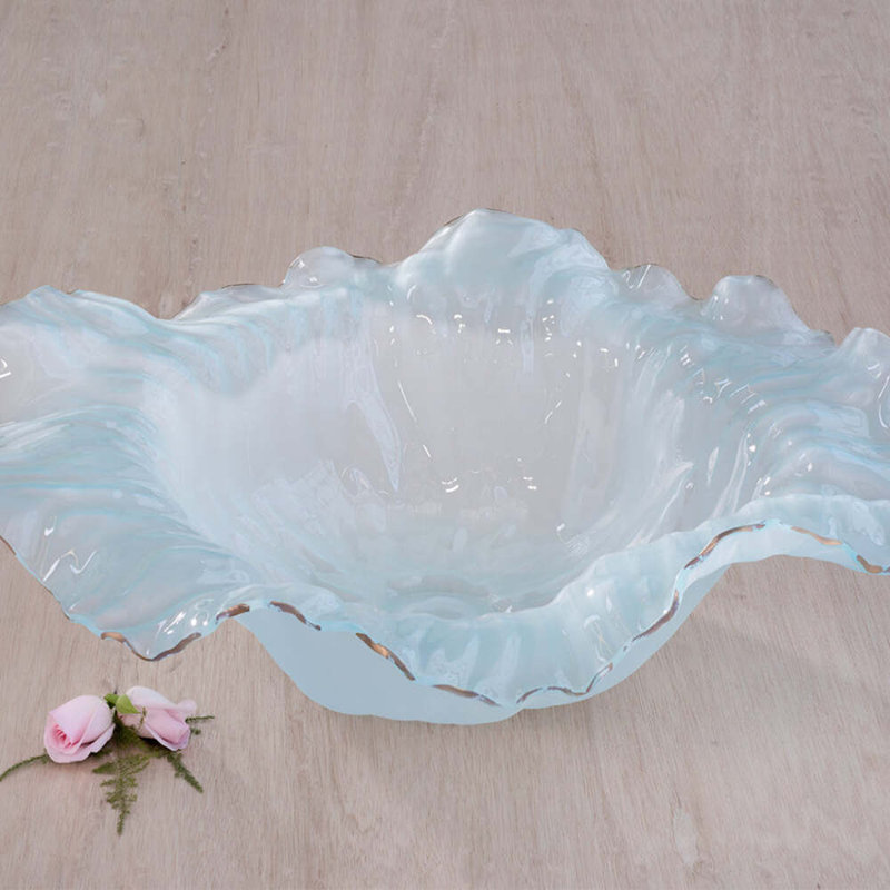 Poppy Handmade Glass Decorative Bowl