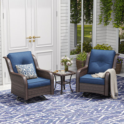 Pe Wicker Outdoor Conversation Sets