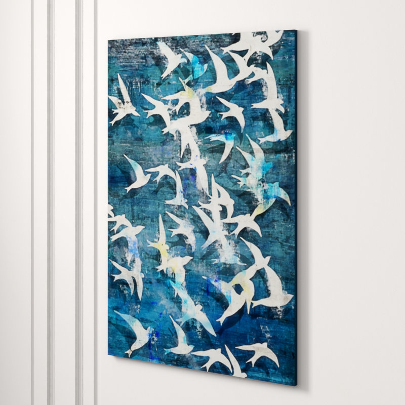 Soaring High Print by Sofia Fox, Knife Gel, 70" H x 47" W x 1.5" D
