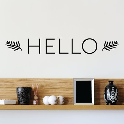 Text & Numbers Wall Decal