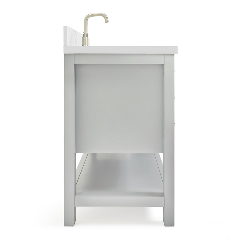 Magnolia Bath Vanity Rectangular Basin S049SWQ, Gray, Rectangular