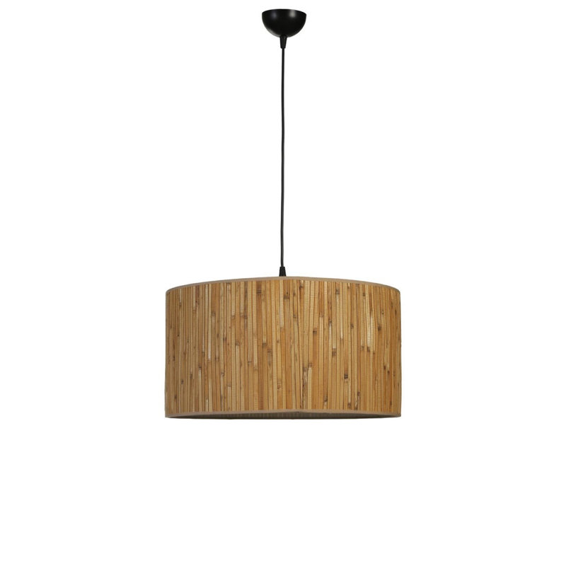 Chandle Chandelier, Wooden/Black
