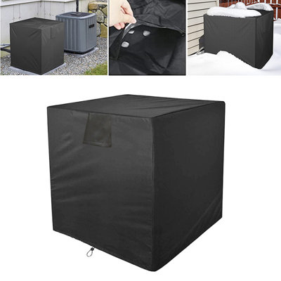 Unit Conditioner Cover For Outside Units Windproof And Snowproof AC Cover Ac Unit Covers Outdoor Fits To 24 X 24 X 30 Inch