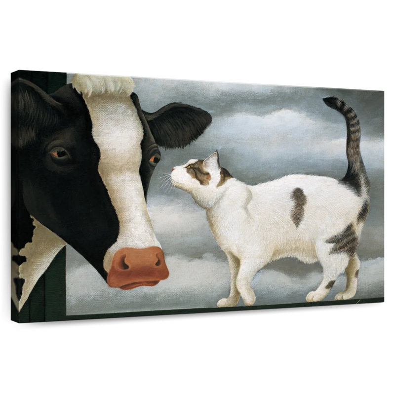Cat And Cow, 32" H x 48" W