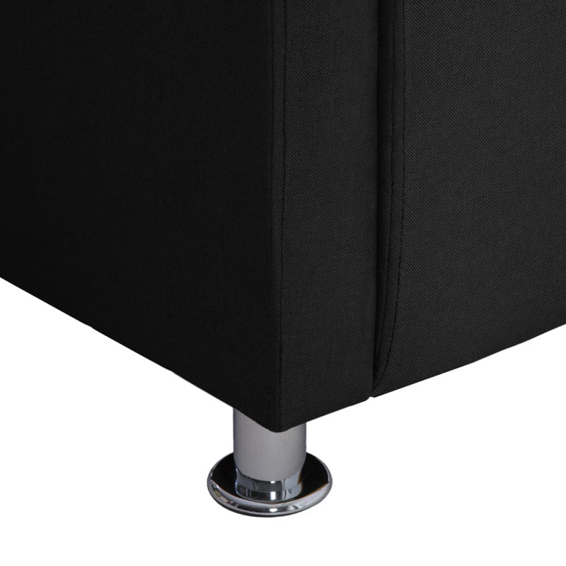 Cube Armchair Fabric, Black