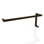 Mimas 53.5 in. x 78 in. Fully Frameless Glass Hinge Towel Bar Shower Door