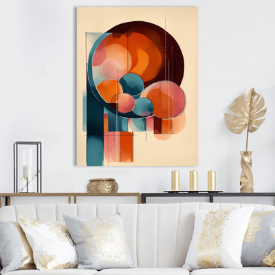 " Abstract Shapes And Line Artwork II "