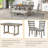 Sharees 6 - Person Trestle Dining Set-1026710902-1026710903-1026710900