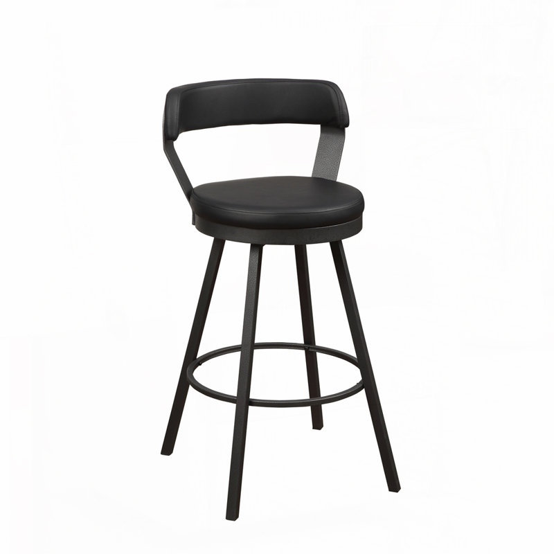 Ensemble de chaises à base en métal, Gris foncé