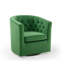 Fauteuil pivotant en velours Performance Prospect-1574749164