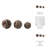 Hershman Set Of 3 Hershman Wavy Spheres-1171007648