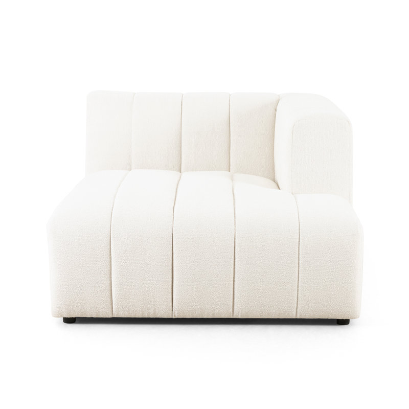 Channeled Laf Chaise Piece, Right Hand Facing, Fayette Cloud