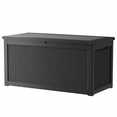 Yardgrace 320 Gallons Water Resistant Resin Lockable Deck Box