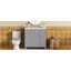 Meuble-lavabo 36 po avec lavabo en céramique, structure en bois massif, portes à fermeture en douceur, tablettes réglables, 3 tiroirs, y compris un tiroir à double profondeur pour le rangement du sèche-cheveux-1639000396