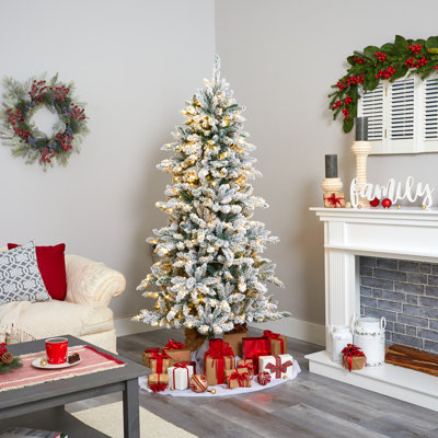 Easy Set-Up Lighted Christmas Tree