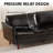 Bobur 80.3'' Faux Leather Sofa-1113141727