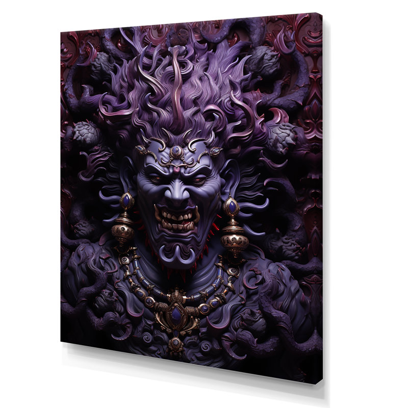L'hindouisme Ravanas Radiant Evil - impression, Toile tendue, 32" H x 24" W