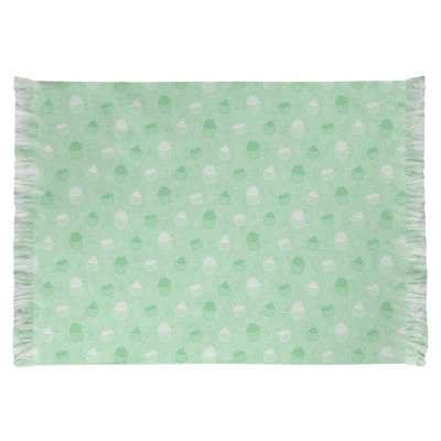 Tapis à rayures petits gâteaux green area Mcguigan