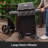 Gem 310 Shadow 3-Burner Propane Gas Grill in Black