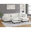 Ensemble modulaire 3 pièces avec repose-pieds-218259623