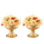 10PCS 16cm/6.3” Wedding Flower Vase Metal Gold Floral Stand for Table