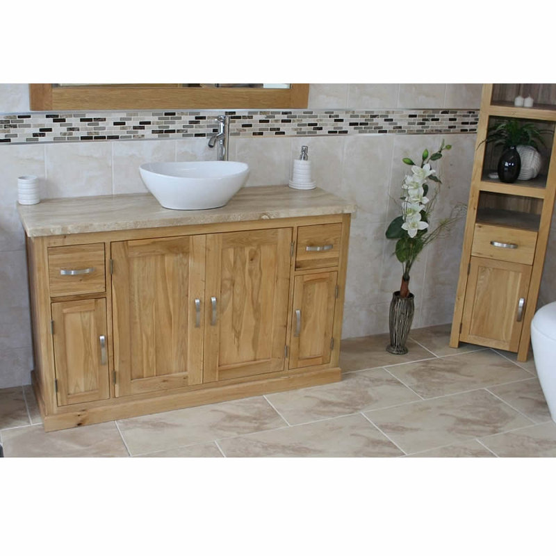 Deegan 1230mm Single Bathroom Vanity with Vessel Ceramic Basin