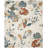 Skelmersdale Hand Tufted Wool/Cotton/Latex Floral Rug in Blue-16761984