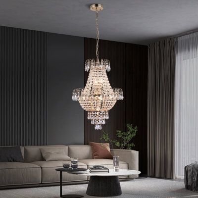 Lustre en cristal Traditional Gold Empire K9