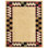 Keystone Hand Knotted Geometric Area Rug in Brown/Purple