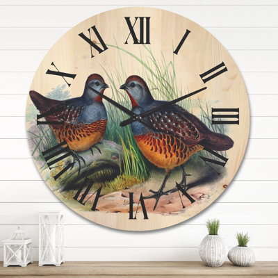 Solid Wood Wall Clock