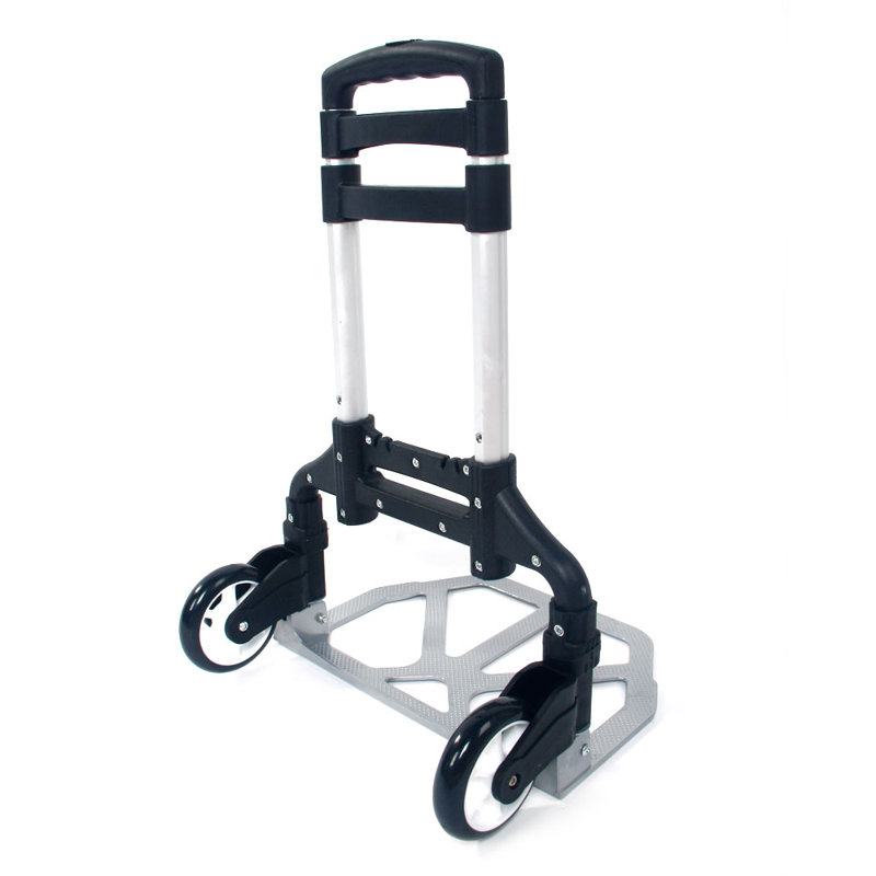 100cm H x 39cm W x 40cm D 75kg Hand Truck Trolley, Black