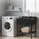 Évier utilitaire autoportant en acier inoxydable avec lavabo profond et robinet escamotable, 25,7 po x 20,7 po x 39,5 po