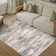 Sarah Modern Abstract Machine Washable Area Rug with Non-Slip Backing