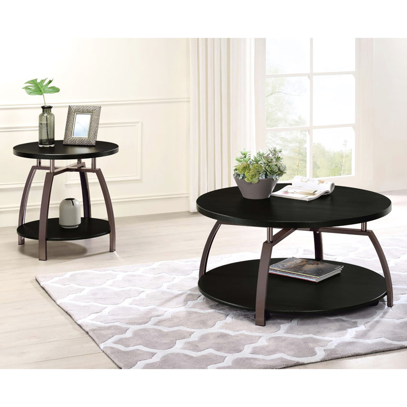 Nickel End Table