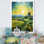 «Green Calm Windmill Meadows - Wind Turbines», art mural-1603516198-1603516197