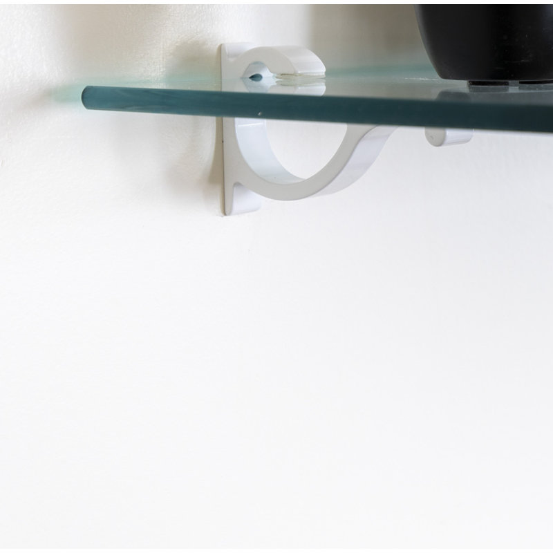 Arriella Bracket Shelf, White, 3" H x 72" W x 10" D