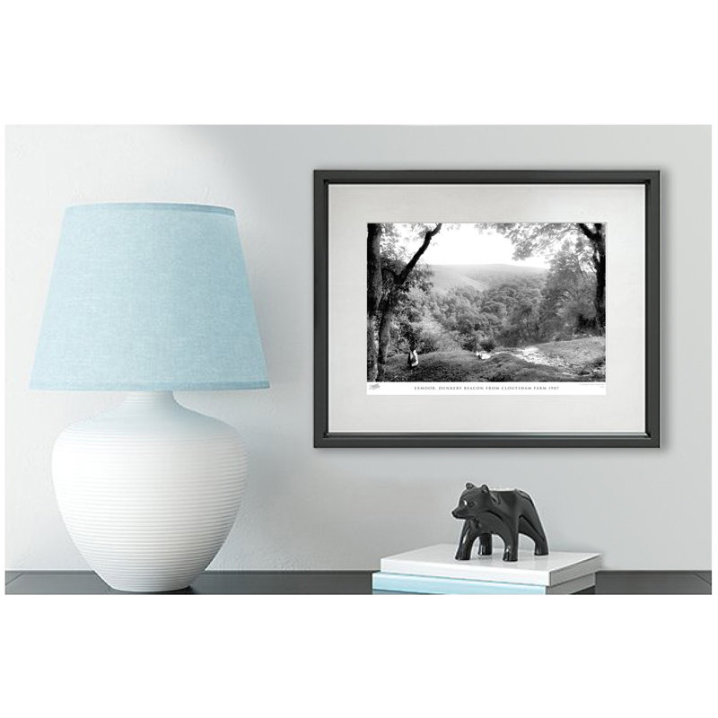 Exmoor, Dunkery Beacon From Cloutsham Farm 1907 - Single Picture Frame Print, 28cm H x 36cm W x 2.3cm D