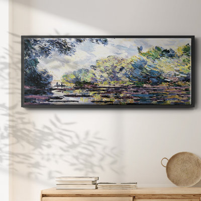 Section de la seine, près de Giverny, 1885 - Toile encadrée