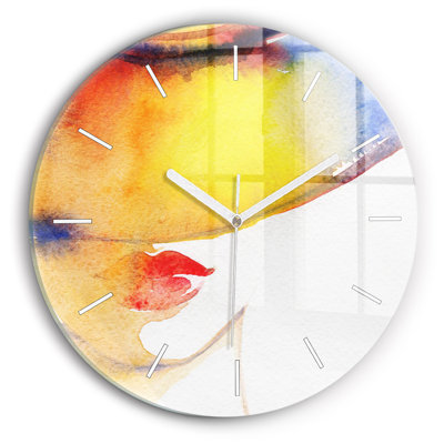 Glass Wall Clock