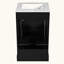 Meuble-lavabo de salle de bain avec lavabo en céramique et support de rangement fixé à la porte-554197958